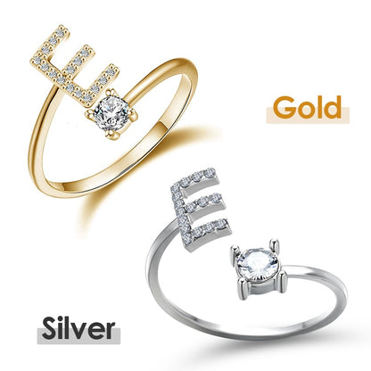 💍 50% RABATT NU! ❤️ Initialbokstavsring – Personlig, justerbar & perfekt som en meningsfull gåva till dig själv eller någon du älskar ✨