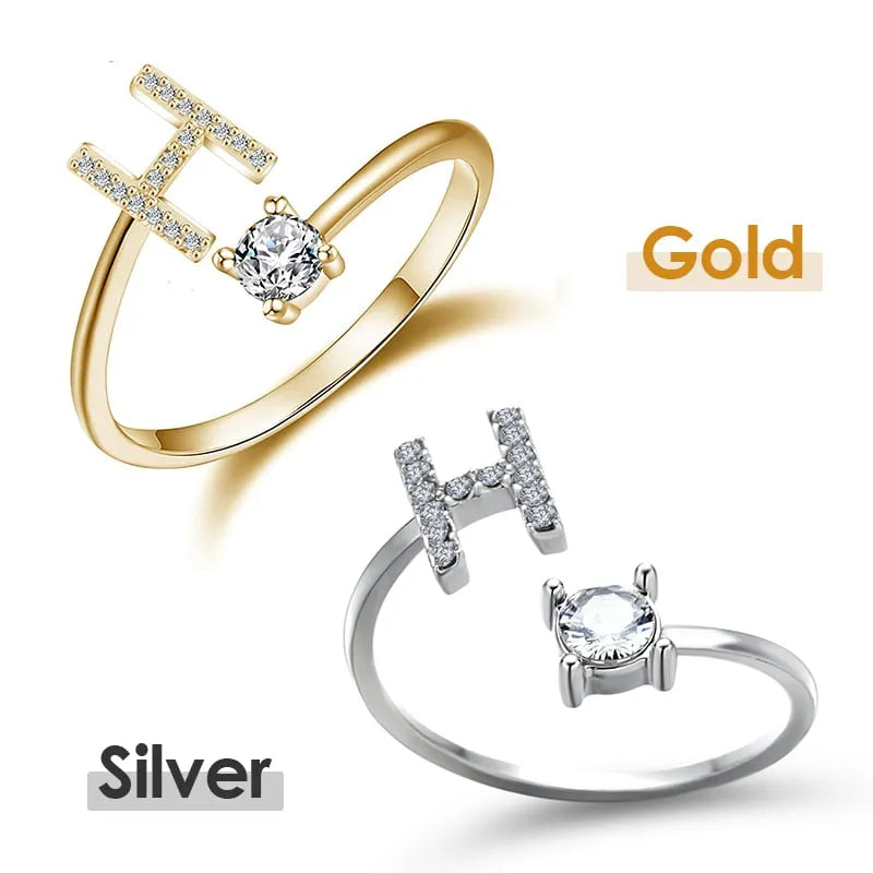 💍 50% RABATT NU! ❤️ Initialbokstavsring – Personlig, justerbar & perfekt som en meningsfull gåva till dig själv eller någon du älskar ✨
