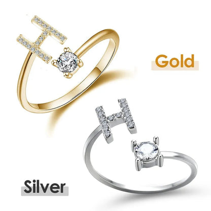 💍 50% RABATT NU! ❤️ Initialbokstavsring – Personlig, justerbar & perfekt som en meningsfull gåva till dig själv eller någon du älskar ✨
