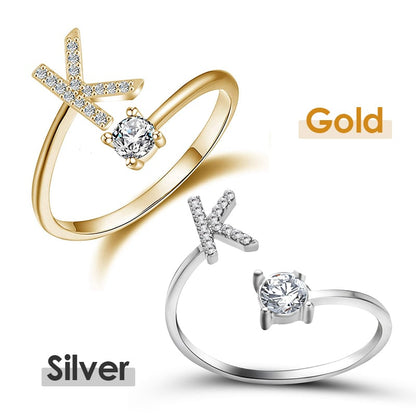 💍 50% RABATT NU! ❤️ Initialbokstavsring – Personlig, justerbar & perfekt som en meningsfull gåva till dig själv eller någon du älskar ✨