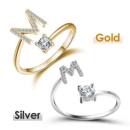 💍 50% RABATT NU! ❤️ Initialbokstavsring – Personlig, justerbar & perfekt som en meningsfull gåva till dig själv eller någon du älskar ✨