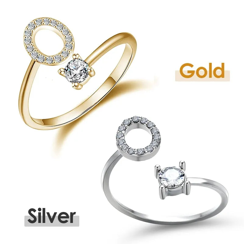💍 50% RABATT NU! ❤️ Initialbokstavsring – Personlig, justerbar & perfekt som en meningsfull gåva till dig själv eller någon du älskar ✨