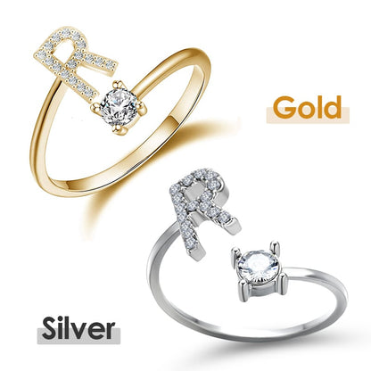 💍 50% RABATT NU! ❤️ Initialbokstavsring – Personlig, justerbar & perfekt som en meningsfull gåva till dig själv eller någon du älskar ✨