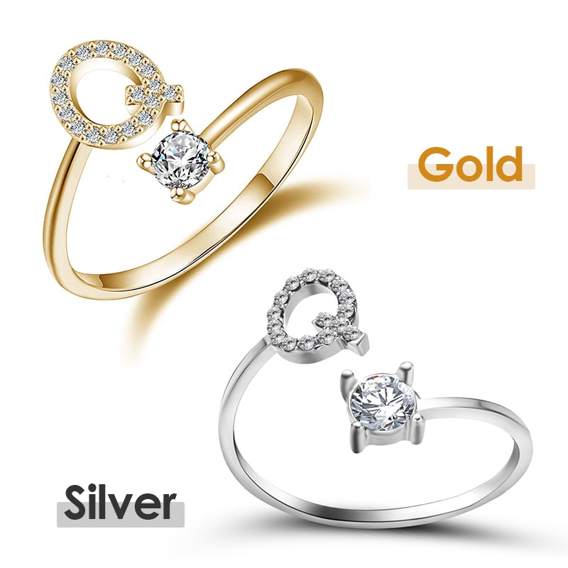 💍 50% RABATT NU! ❤️ Initialbokstavsring – Personlig, justerbar & perfekt som en meningsfull gåva till dig själv eller någon du älskar ✨
