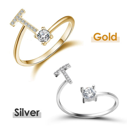 💍 50% RABATT NU! ❤️ Initialbokstavsring – Personlig, justerbar & perfekt som en meningsfull gåva till dig själv eller någon du älskar ✨