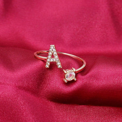💍 50% RABATT NU! ❤️ Initialbokstavsring – Personlig, justerbar & perfekt som en meningsfull gåva till dig själv eller någon du älskar ✨