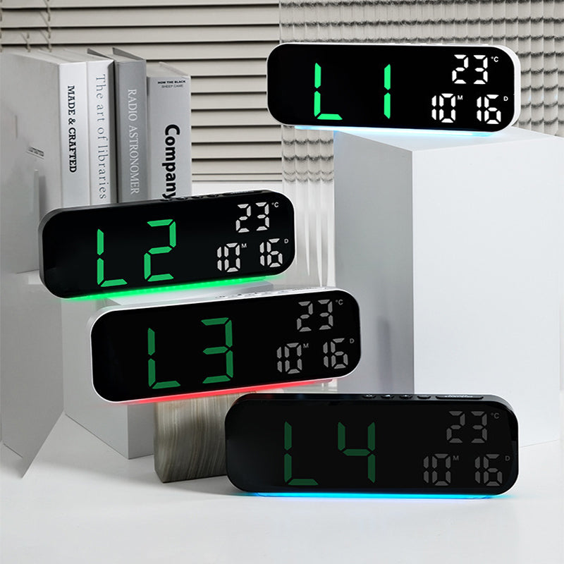 ⌚️LED Digital Väckarklocka med Datum, Temperatur & Veckodag