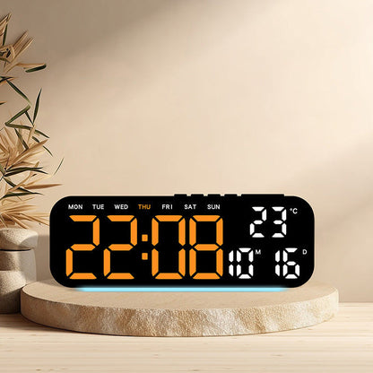 ⌚️LED Digital Väckarklocka med Datum, Temperatur & Veckodag