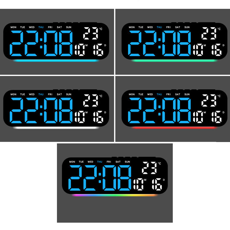 ⌚️LED Digital Väckarklocka med Datum, Temperatur & Veckodag