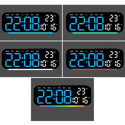 ⌚️LED Digital Väckarklocka med Datum, Temperatur & Veckodag