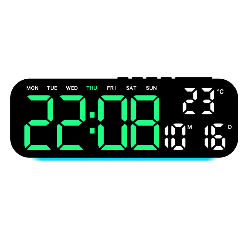 ⌚️LED Digital Väckarklocka med Datum, Temperatur & Veckodag