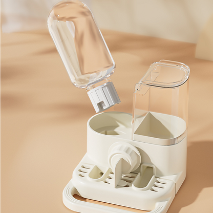 🐦 50% RABATT NU! 💧 2-i-1 Automatisk Fågelmatare & Vattendispenser för Bur – Utrymmesbesparande & Justerbar – Gravitationsmatad & Lättövervakad 🐤