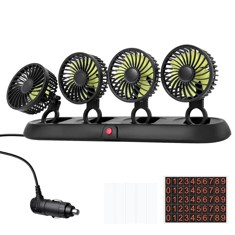 Bilfäkt med 4 huvuden och 360 graders rotation