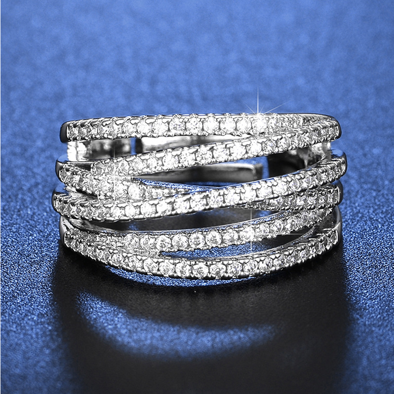 Justerbar flerbands crossover-ring