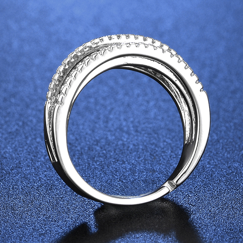 Justerbar flerbands crossover-ring
