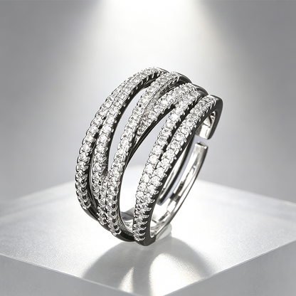Justerbar flerbands crossover-ring