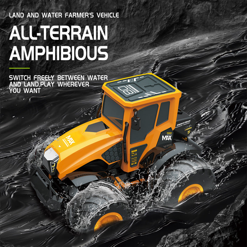 Amfibisk Terrängbil RC Traktor Leksak