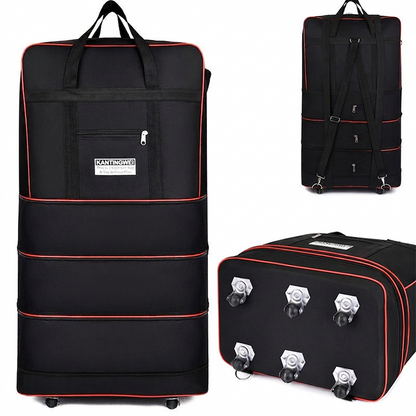 🔥 50 % RABATT! 🧳 Vattentät XXL-resväska i Oxford-tyg ✨ Extra stor kapacitet, hopfällbar och perfekt för resor, flytt och incheckat bagage