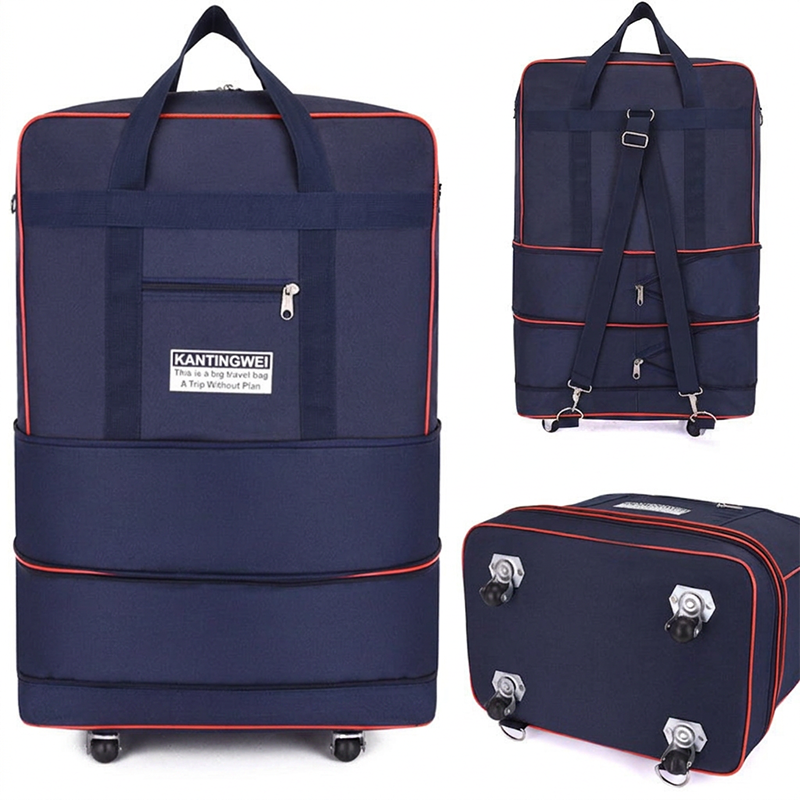🔥 50 % RABATT! 🧳 Vattentät XXL-resväska i Oxford-tyg ✨ Extra stor kapacitet, hopfällbar och perfekt för resor, flytt och incheckat bagage