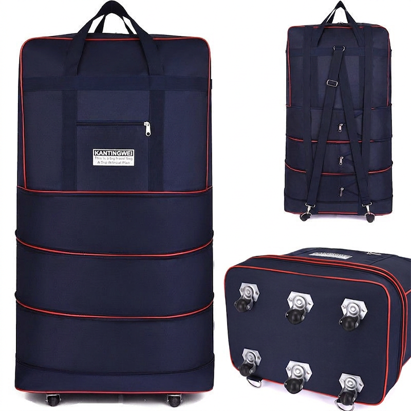 🔥 50 % RABATT! 🧳 Vattentät XXL-resväska i Oxford-tyg ✨ Extra stor kapacitet, hopfällbar och perfekt för resor, flytt och incheckat bagage