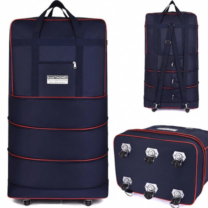 🔥 50 % RABATT! 🧳 Vattentät XXL-resväska i Oxford-tyg ✨ Extra stor kapacitet, hopfällbar och perfekt för resor, flytt och incheckat bagage