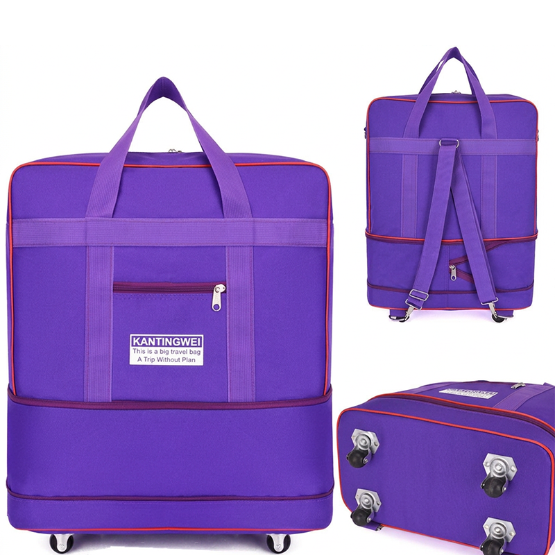 🔥 50 % RABATT! 🧳 Vattentät XXL-resväska i Oxford-tyg ✨ Extra stor kapacitet, hopfällbar och perfekt för resor, flytt och incheckat bagage