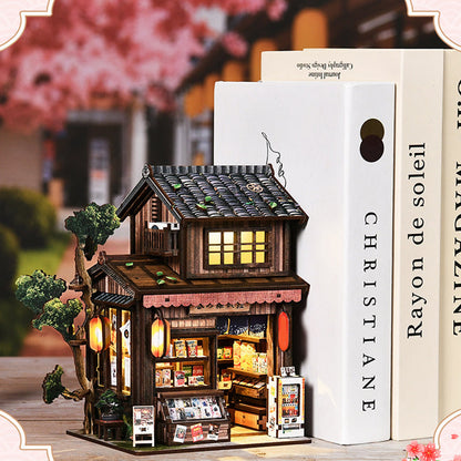 Springtime Store Miniatyrbutik med LED-belysning 🏠 En liten blomsterbutik som lyser upp din värld ✨