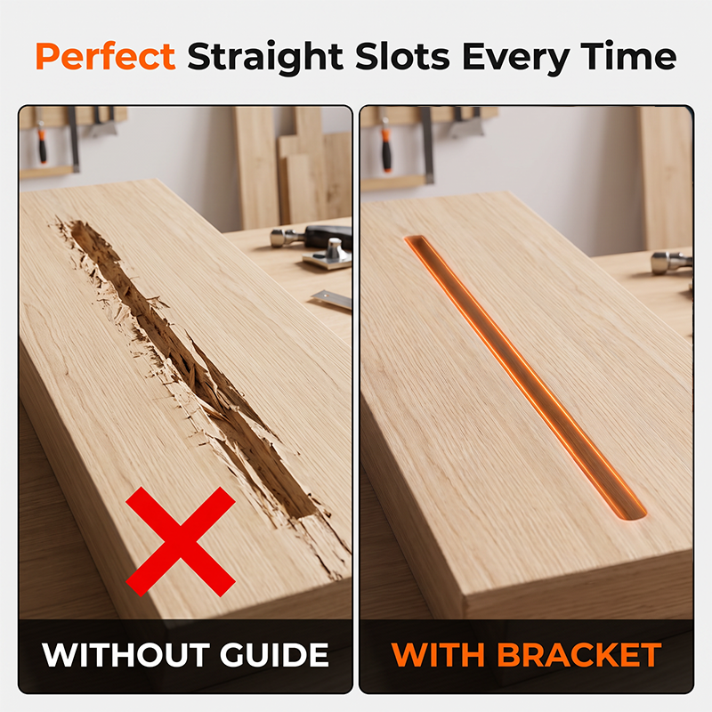 🔧 50% RABATT NU! ⚙️ Aluminiumlegeringens Träfräsningsfäste för Spårning – Precisionsstyrning & Stabil Konstruktion – Perfekt för Professionell Träbearbetning & DIY 🛠️