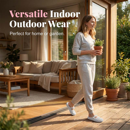 🥿 50% RABATT NU! 🌸 Dam Slängda Tåcktäckta Andningsbara Tofflor – Ultramjuk & Flexibel – Perfekt för Inomhus & Utomhus – Slip-on Design & Lätt EVA ☀️