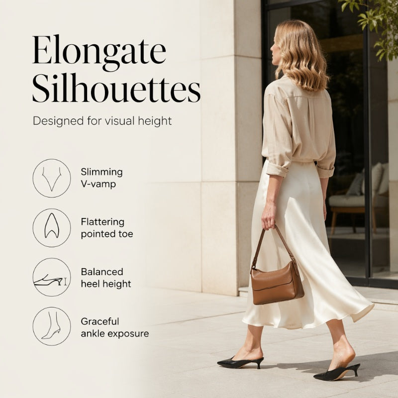 👡 50% RABATT! 🌸 Dameleganta spetsiga mules med V-ringning – Fina, luftiga & stilfulla – Perfekta för vardag, kontor & speciella tillfällen ✨