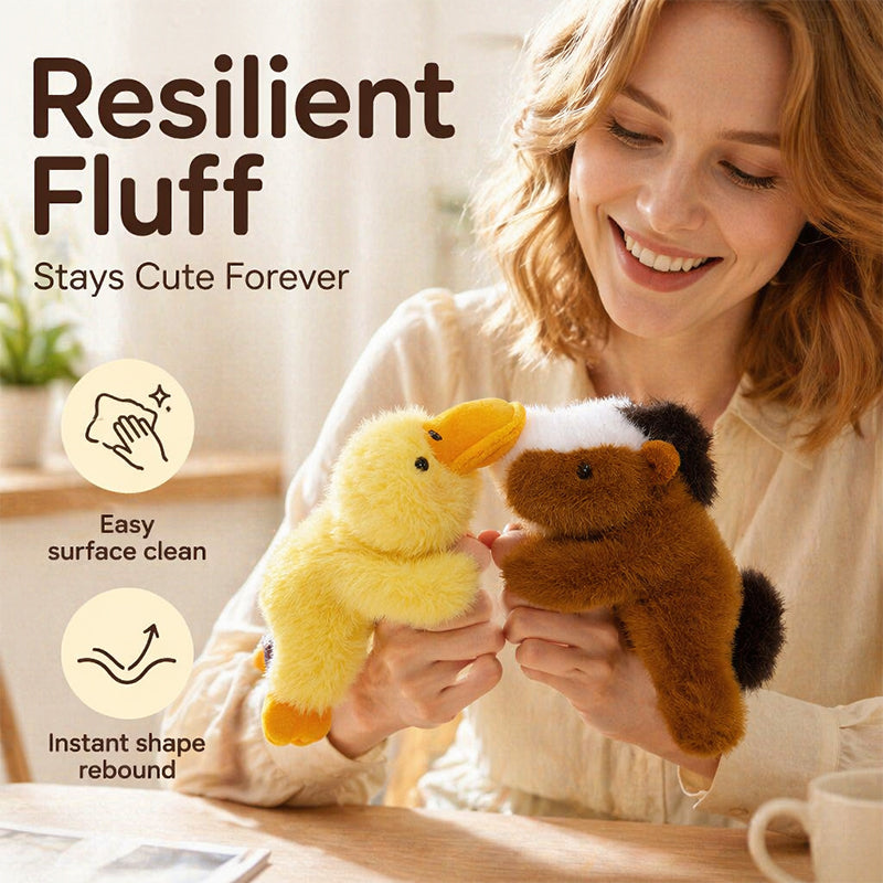 🧸 50% RABATT NU! Söt plysch kylskåpsmagnet docka – mjuk minksammet, dold magnet & perfekt för kylskåp, datorer, väskor – även bilen! 🐻🚗✨