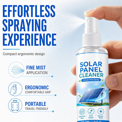 🛒 50 % RABATT NU! ☀️ Rengöringsspray för Solpaneler – Hjälper Till Att Avlägsna Smuts & Hålla Panelerna Rena 💧✨
