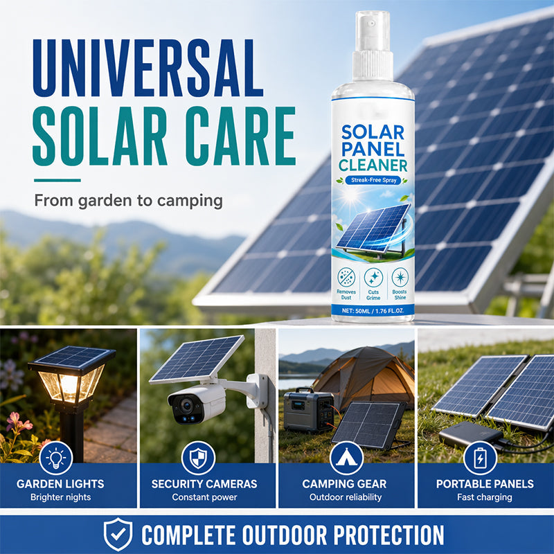 🛒 50 % RABATT NU! ☀️ Rengöringsspray för Solpaneler – Hjälper Till Att Avlägsna Smuts & Hålla Panelerna Rena 💧✨