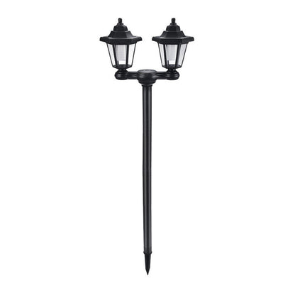 💡 50% RABATT! 🏡 Retro Soldriven Trädgårdslampa med Dubbelt Hexagonalt Huvud – Vintage design, soldriven & väderbeständig – Perfekt för trädgårdar, uppfarter & terrasser 🌙