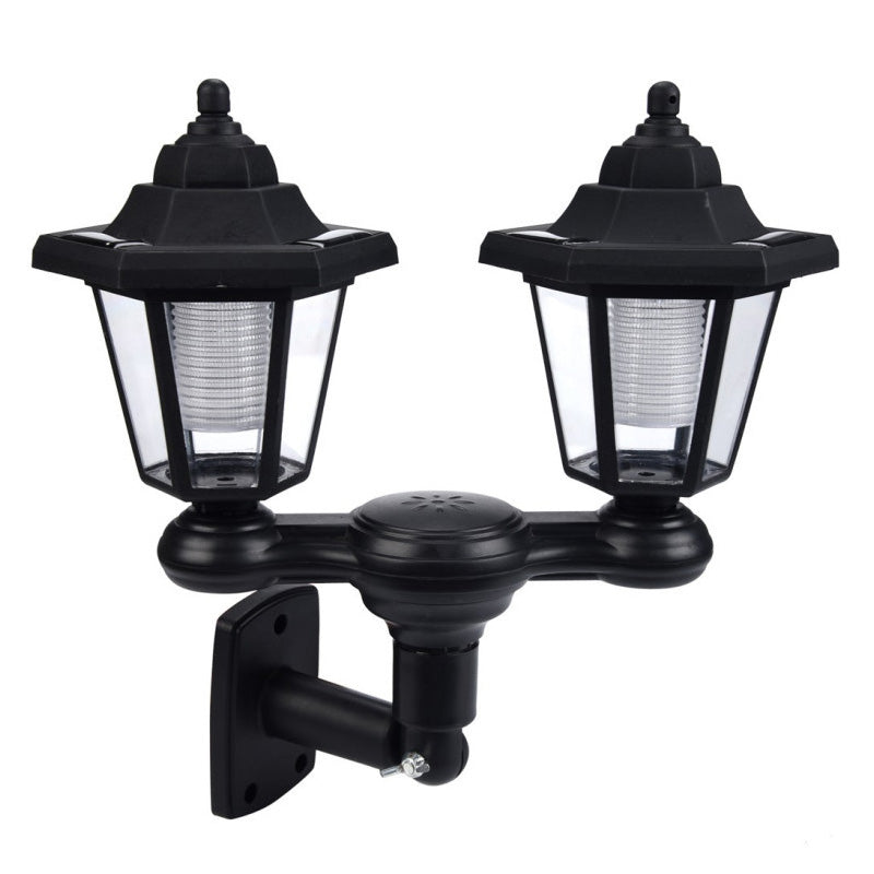💡 50% RABATT! 🏡 Retro Soldriven Trädgårdslampa med Dubbelt Hexagonalt Huvud – Vintage design, soldriven & väderbeständig – Perfekt för trädgårdar, uppfarter & terrasser 🌙