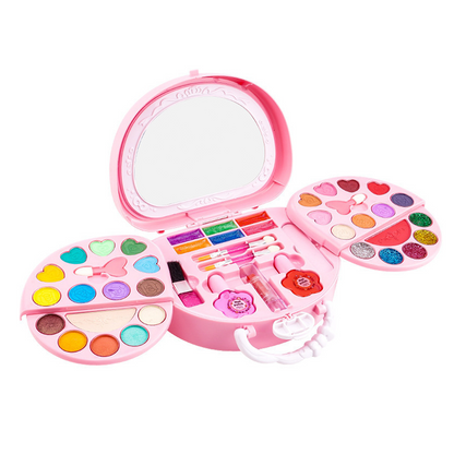✨50% RABATT NU! !✨Tvättbar Sminkleksaksset för Barn med Bärbar Rosa Handväska