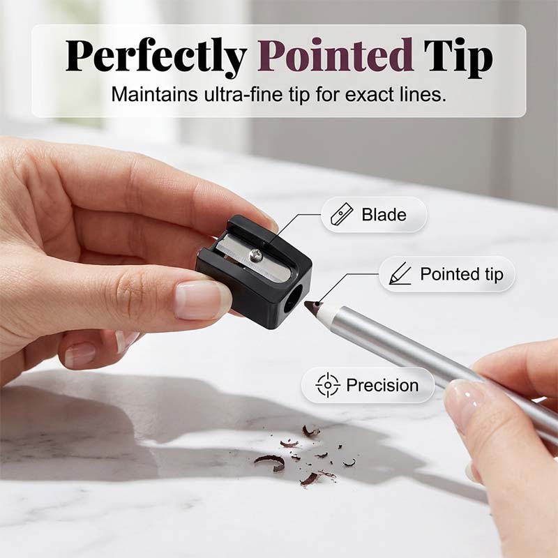 Vattentåt Gel Eyeliner Penna 💧 Krämig Gel, Sitter Kvar – Från Vattenlinje till Wing, Perfektion som Varar ✨