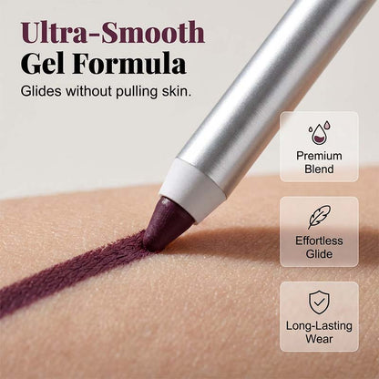 Vattentåt Gel Eyeliner Penna 💧 Krämig Gel, Sitter Kvar – Från Vattenlinje till Wing, Perfektion som Varar ✨