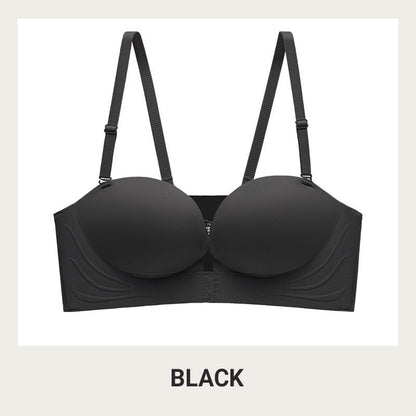 👙 50% RABATT NU! Osynlig band främre spänne push‑up bh – justerbara, dolda band & sömlös komfort – perfekt för axelbandslösa och urringade outfits 💖✨