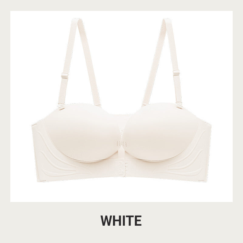 👙 50% RABATT NU! Osynlig band främre spänne push‑up bh – justerbara, dolda band & sömlös komfort – perfekt för axelbandslösa och urringade outfits 💖✨