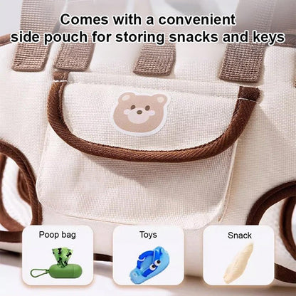 🐱 50 % RABATT NU! 🎒 2-i-1 bärsele för små hundar & katter – vadderad axelrem, ventilerande tyg & justerbar passform 🐾