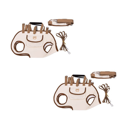 🐱 50 % RABATT NU! 🎒 2-i-1 bärsele för små hundar & katter – vadderad axelrem, ventilerande tyg & justerbar passform 🐾