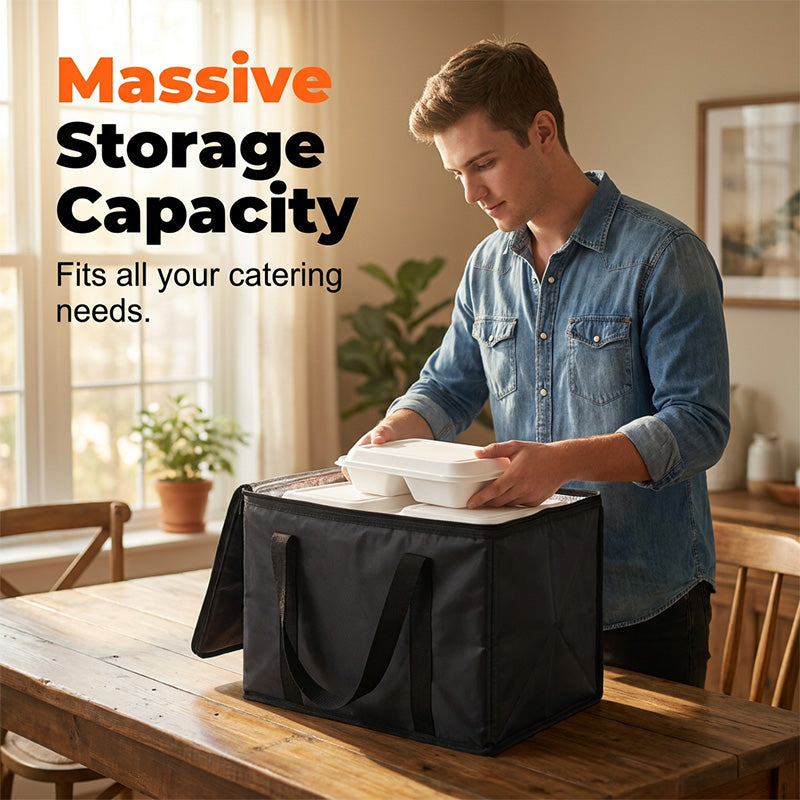 📢📢 50 % RABATT!! ⏰ Större handväska med dragkedja och aluminiumfolie-isolering
