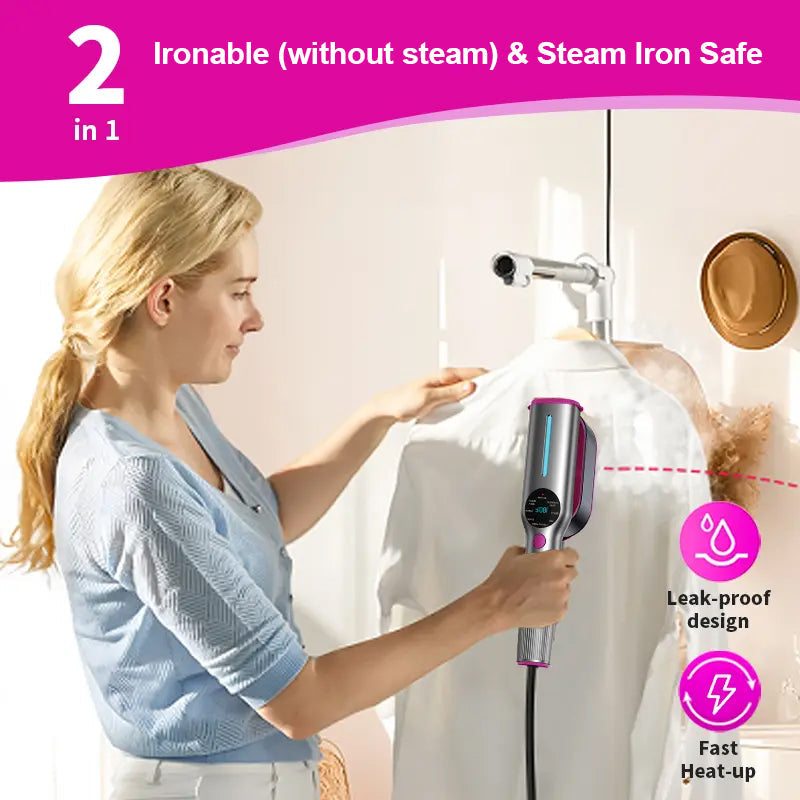 💜SISTA DAG REA 50% RABATT👍Handhållen Ångstrykjärn för Kläder