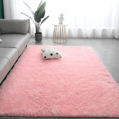 🌈 50 % RABATT NU! 🏠 Perfekt present – gradient färg fusk päls golvmatta – mjuk, maskintvättbar & halkfri – lyxig komfort för hemmet 🛋️