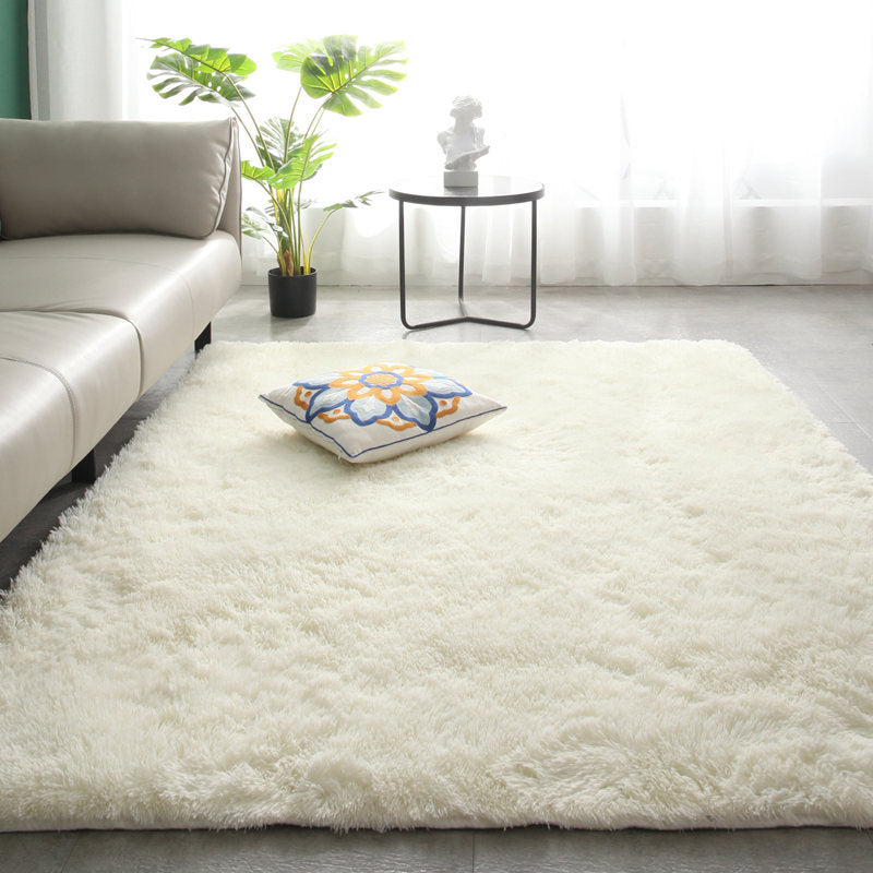 🌈 50 % RABATT NU! 🏠 Perfekt present – gradient färg fusk päls golvmatta – mjuk, maskintvättbar & halkfri – lyxig komfort för hemmet 🛋️