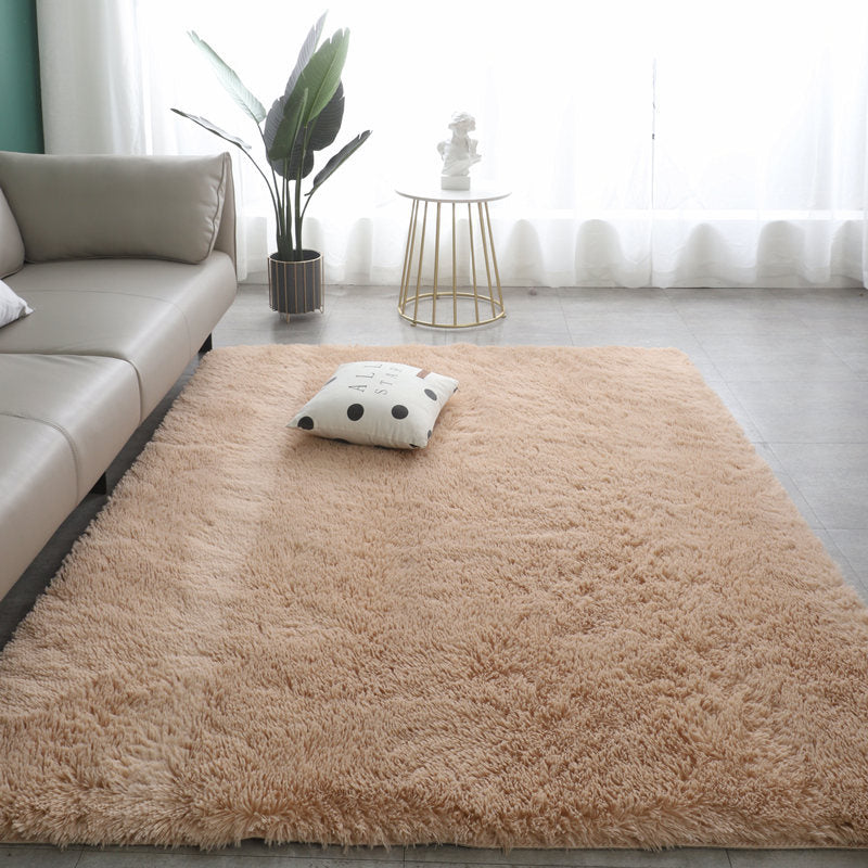 🌈 50 % RABATT NU! 🏠 Perfekt present – gradient färg fusk päls golvmatta – mjuk, maskintvättbar & halkfri – lyxig komfort för hemmet 🛋️