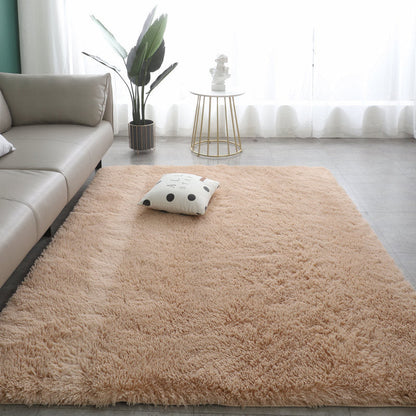 🌈 50 % RABATT NU! 🏠 Perfekt present – gradient färg fusk päls golvmatta – mjuk, maskintvättbar & halkfri – lyxig komfort för hemmet 🛋️