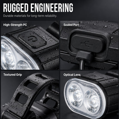 USB-laddningsbar cykelljusset