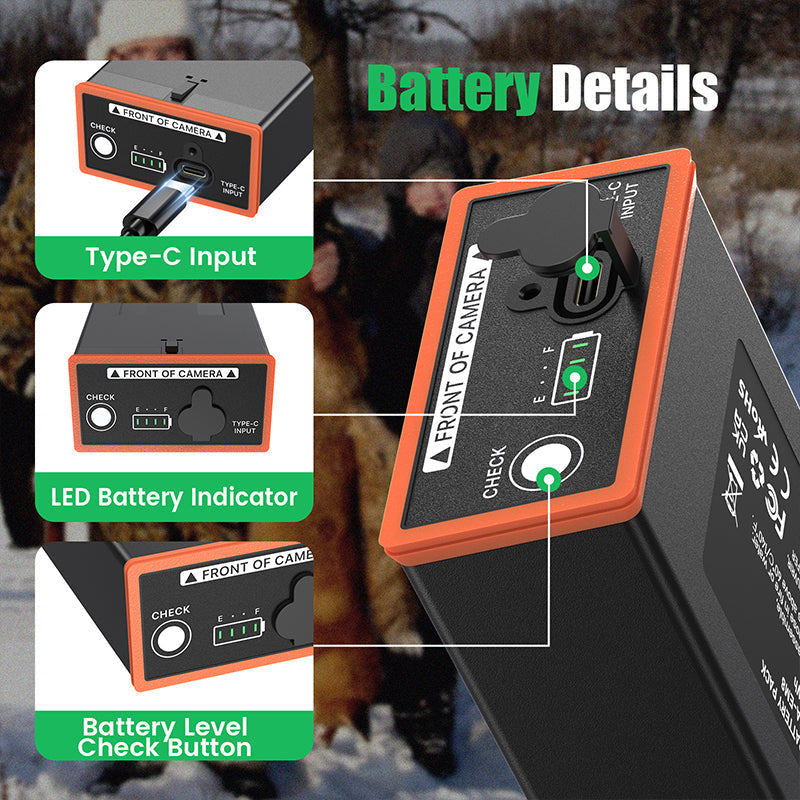 🎉 2026 Rea — Över 7 000 sålda! 💞 Långvarig Batteri för Viltkamera